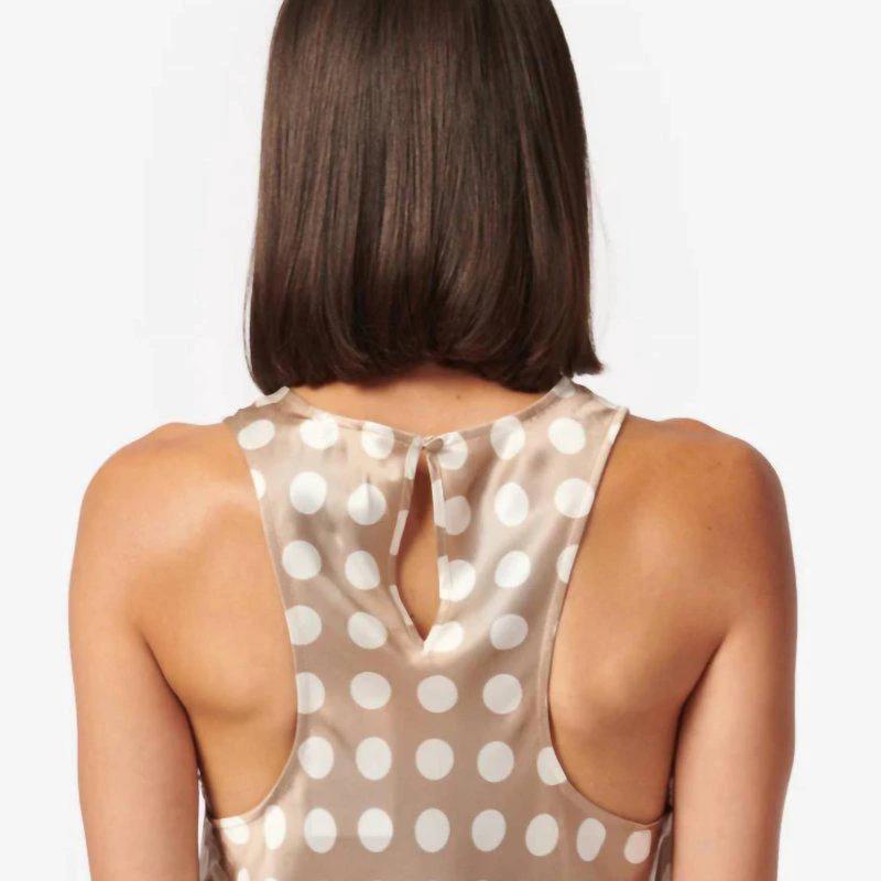 Cami NYC Floriana Camisole Macro Dot In Beige 2