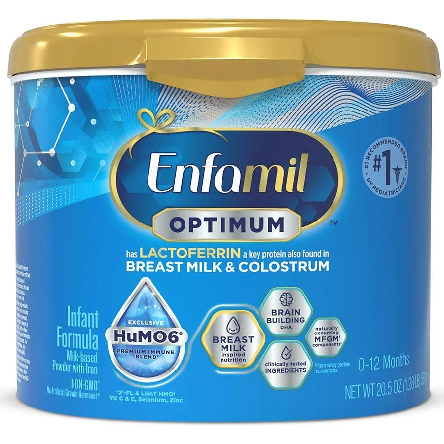 Enfamil Optimum Infant Formula with MFGM & Lactoferrin - Reusable Powder Tub 1