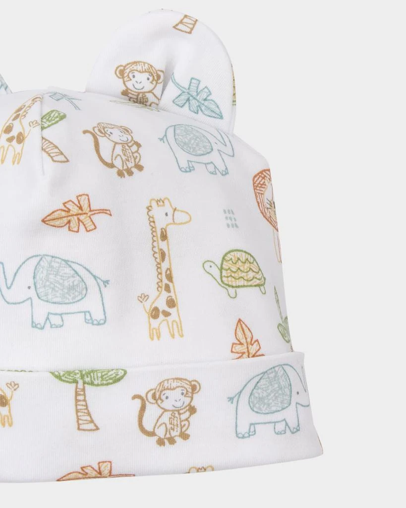 Kissy Kissy Boy's Jungle Adventure Convertible Gown & Hat Set, Size Newborn-S 5