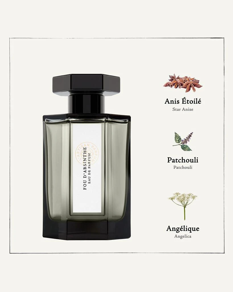 L'artisan Parfumeur Fou d'Absinthe Eau de Parfum, 3.4 oz. 3