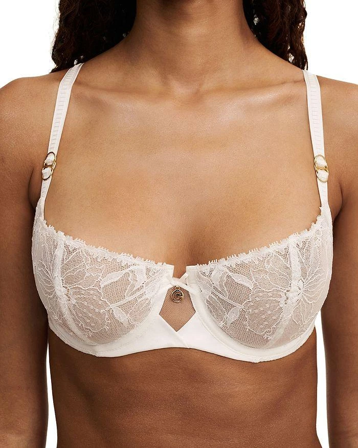 Chantelle Orchids Demi Half Cup Balconette Bra 3