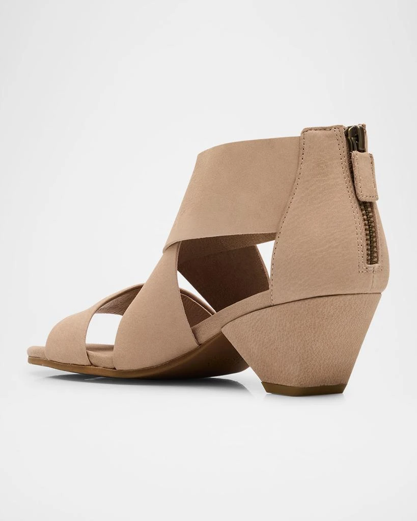 Eileen Fisher Junie Suede Strappy Sandals 2