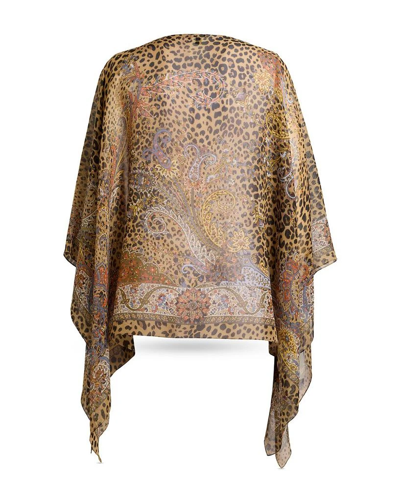 ETRO Silk Poncho Top 6