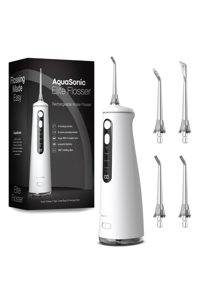 AquaSonic Elite White Flosser