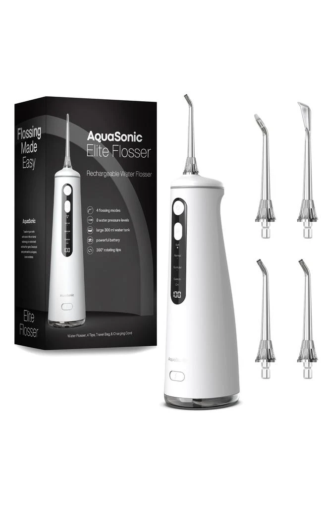 AquaSonic Elite White Flosser 1