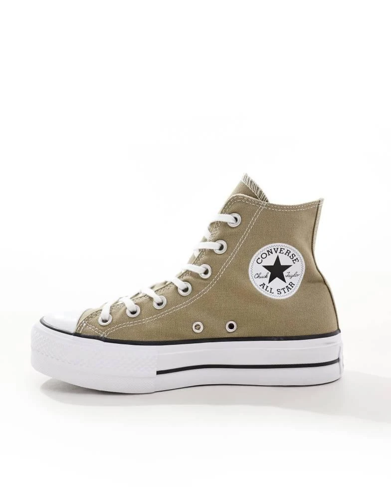 Converse Converse Chuck Taylor All Star Lift Hi in green 4