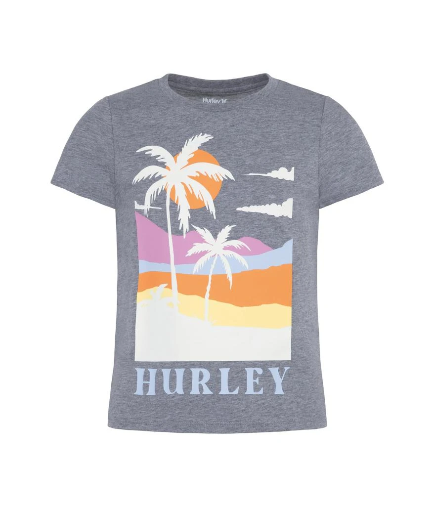 Hurley Palm-Scape Baby Tee (Big Kid) 1