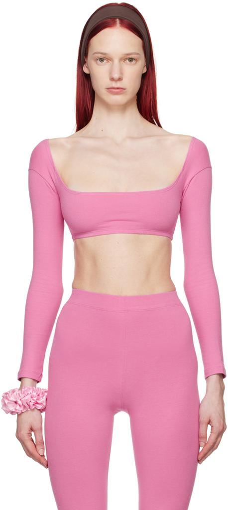 Gil Rodriguez Pink 'El Tigre Chiquito' Long Sleeve T-Shirt