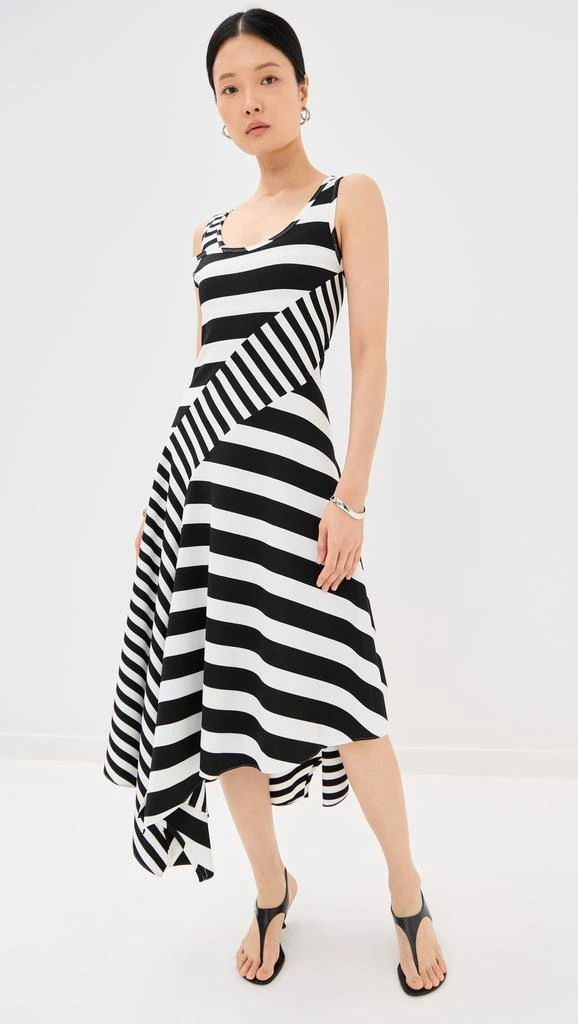 Monse Striped Panel Tank Dress 6