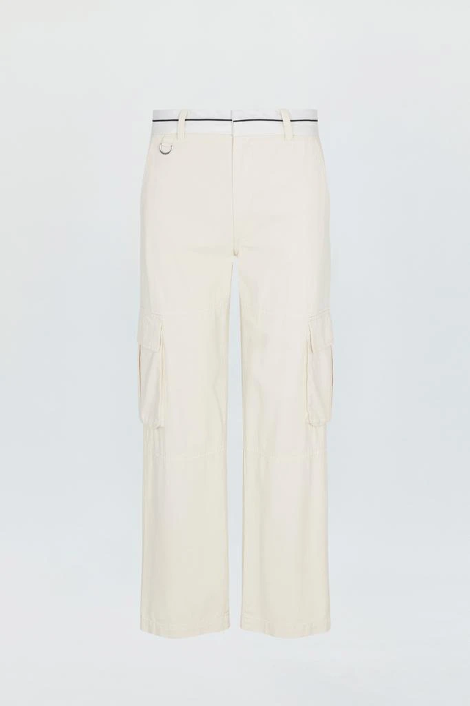 Pistola Denim Addie High Rise Trouser - Eggshell 6