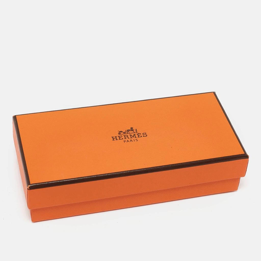 Hermes Hermès Multicolor Printed Silk Bow Tie 5