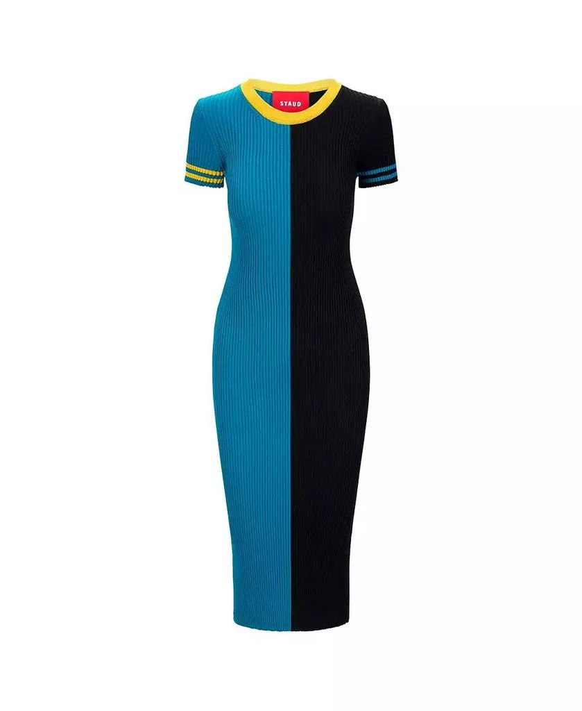 Staud Women's Teal/Black Jacksonville Jaguars Colleen Dress 5