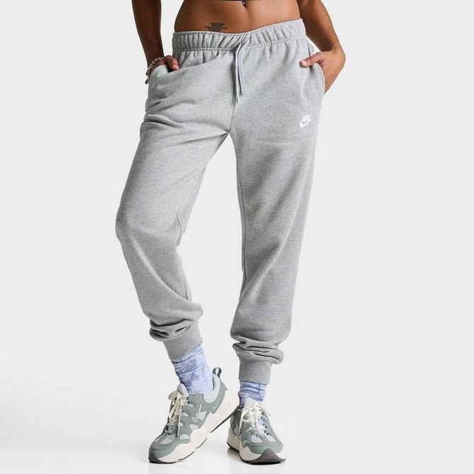 NIKE Women's Nike Sportswear Club Fleece Mid-Rise Jogger Pants 1