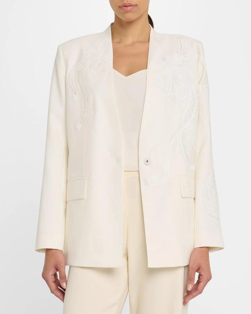 Kobi Halperin Sydney Embroidered Wool-Blend Jacket 4