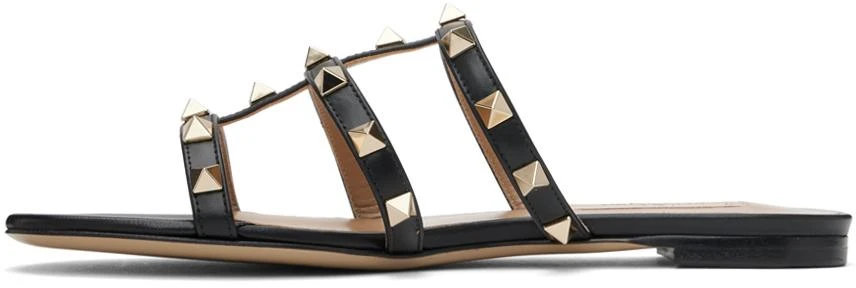 Valentino Black Rockstud Sandals 3