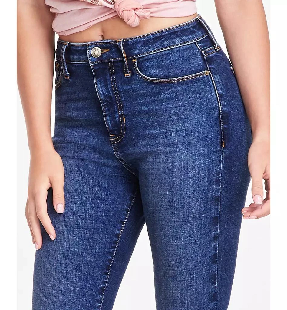 GUESS Women's Flare-Leg High-Rise Faded-Wash Jeans 5