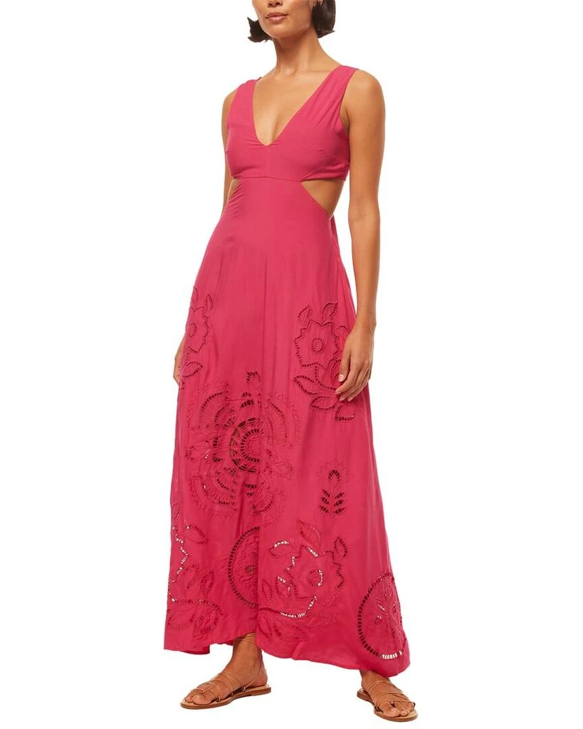 open lace back dress Misa Rafael Cardigan in Red – Suite 201 main image 1