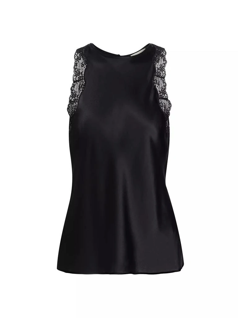 CAMI NYC Ronan Silk Lace Racerback Tank 1