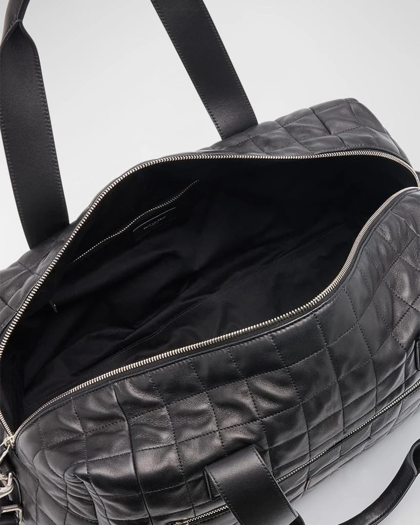 Yves Saint Laurent Men's Nuxx Quilted Leather Duffel Bag 3
