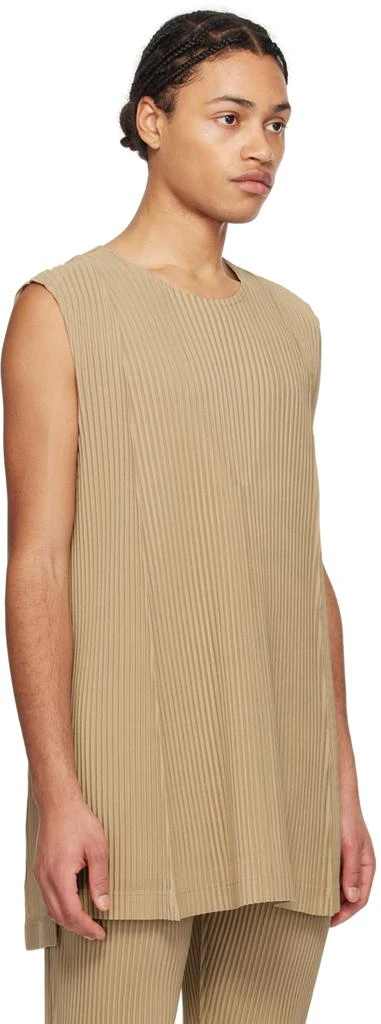 Homme Plissé Issey Miyake Beige Monthly Color February Tank Top 2