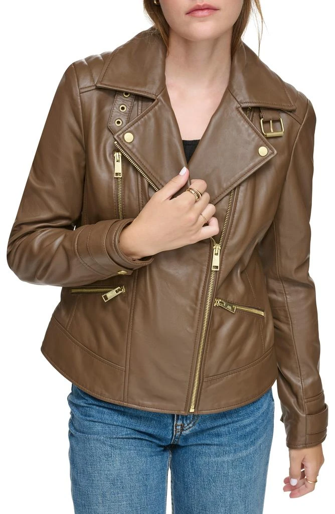 Andrew Marc Salla Leather Moto Jacket 8