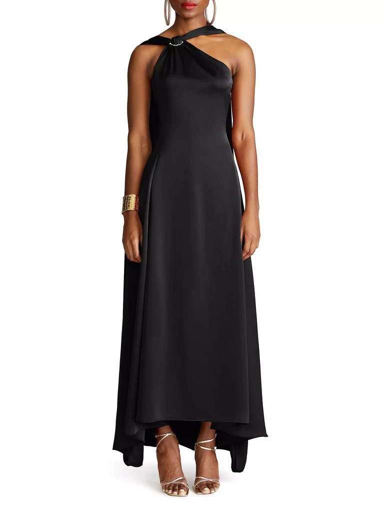 HALSTON Genevieve Satin Gown 2