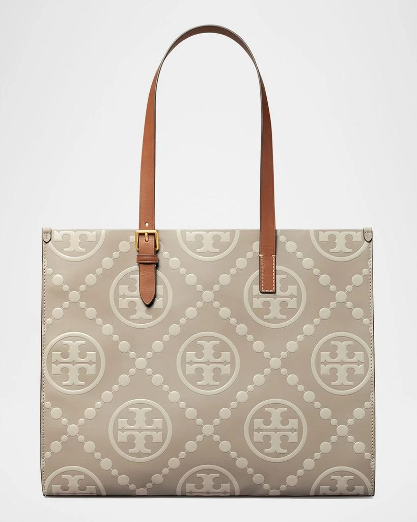 Tory Burch T Monogram Embossed Tote Bag 1