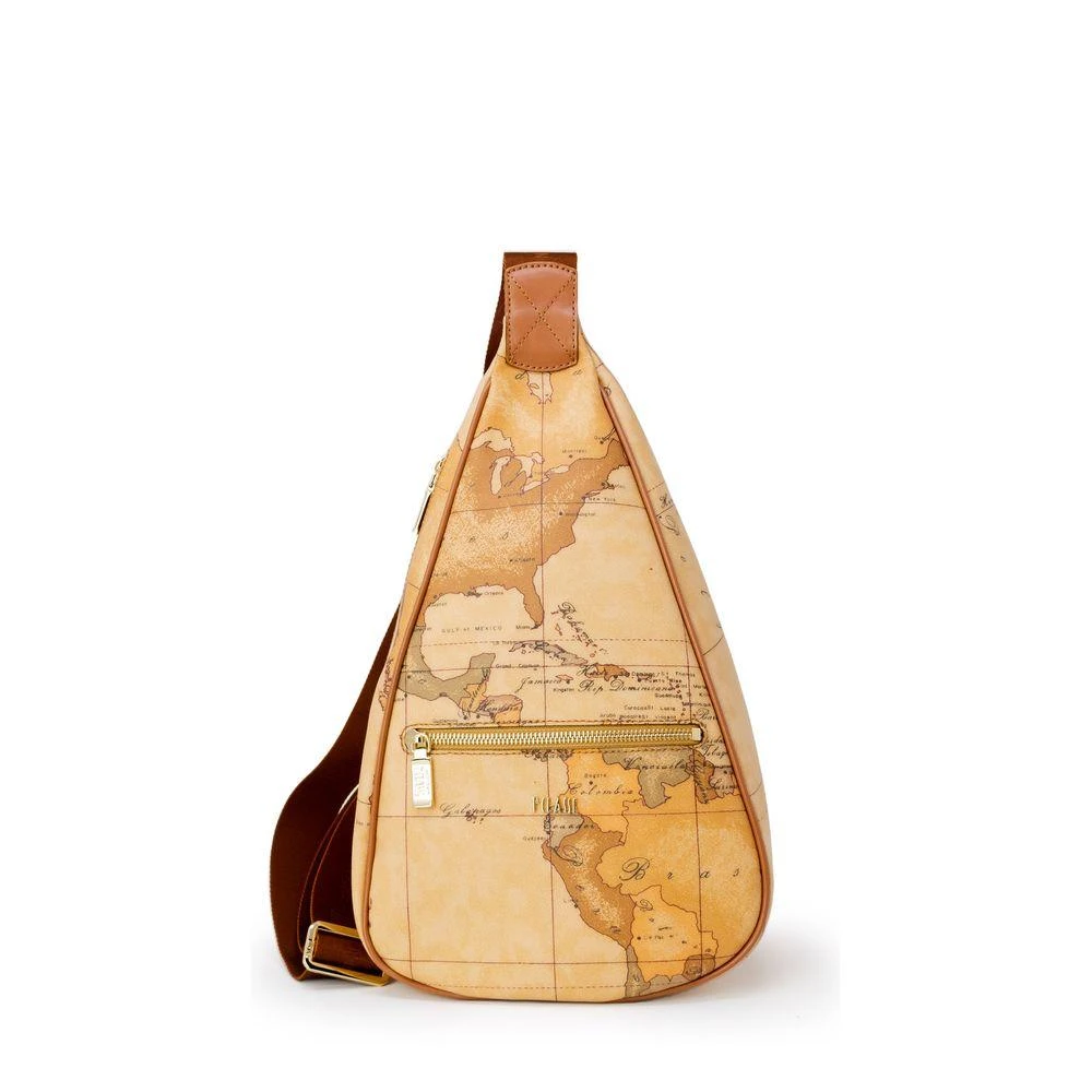 Alviero Martini Prima Classe Brown Cotton Backpack 1