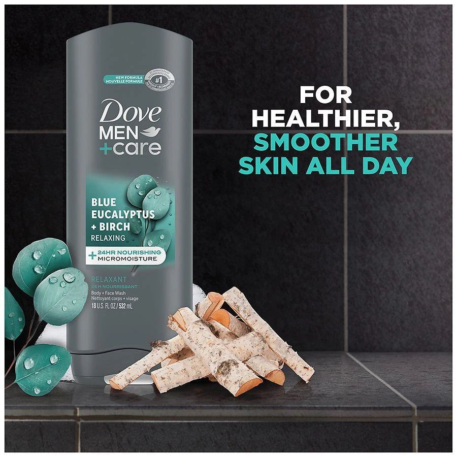 Dove Body and Face Wash Relaxing Blue Eucalyptus + Birch 5