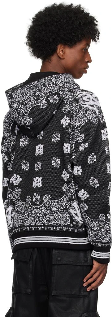 AMIRI Black & White Bandana Hoodie 3