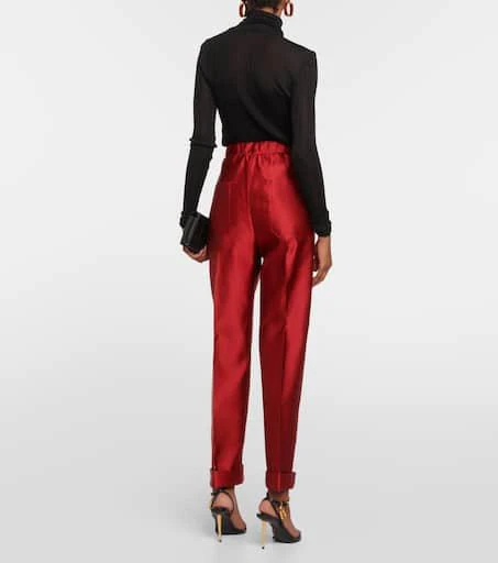 Tom Ford Silk duchesse tapered pants 3