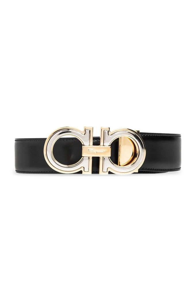 Ferragamo Ferragamo Logo Engraved Gancini-Buckled Belt 1