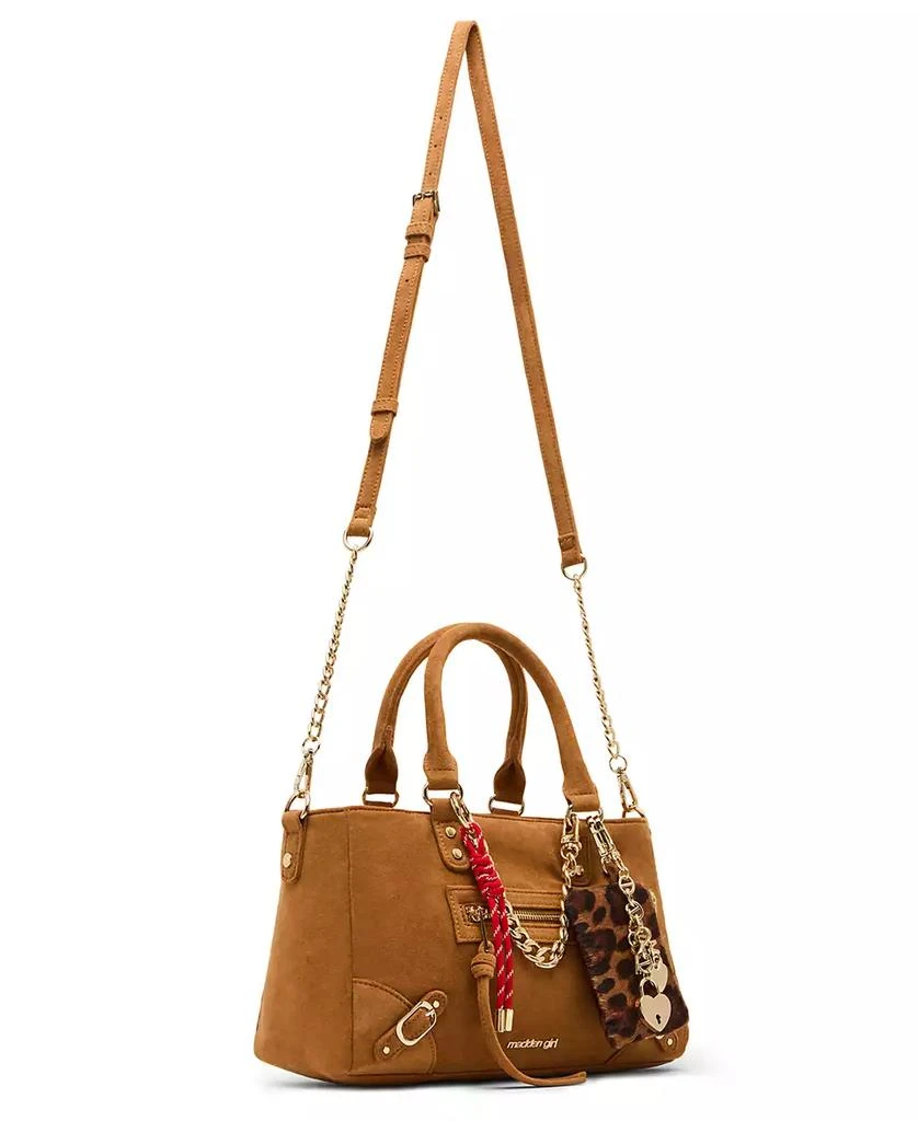 Madden Girl Violett Small Zipper Satchel Bag 4