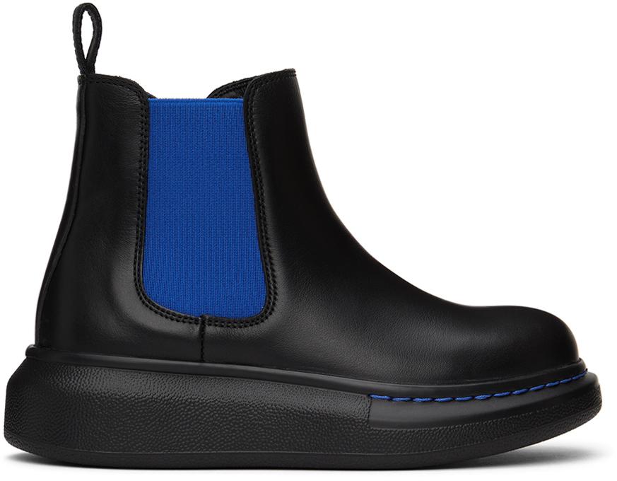 Alexander McQueen Two-tone leather and tulle Nebula shopping