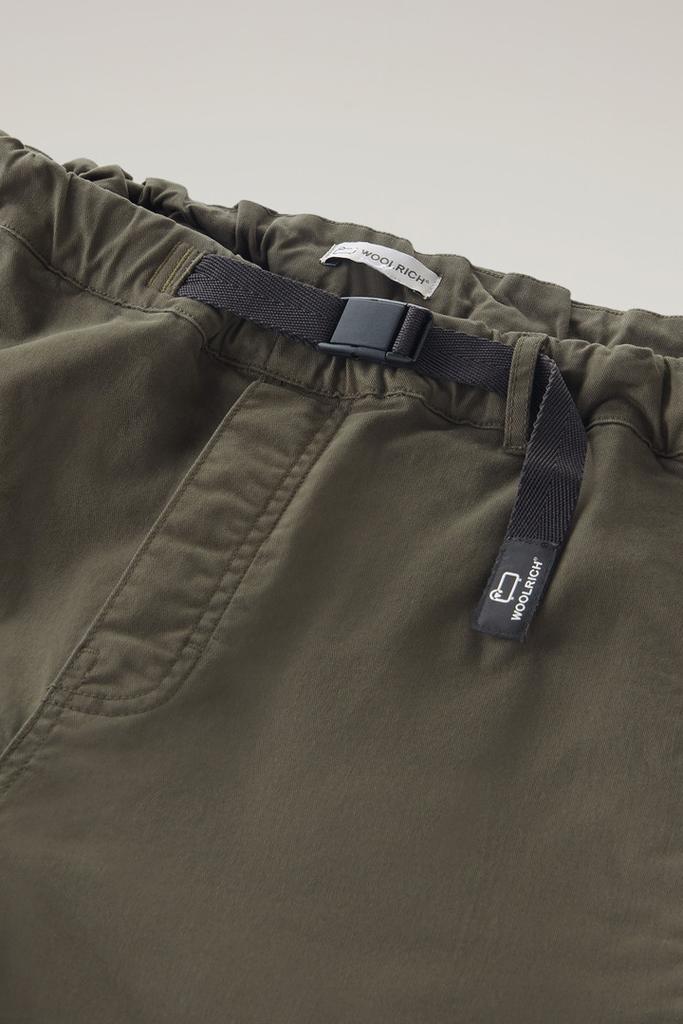 Woolrich Garment-Dyed Chino Pants in Stretch Cotton Twill - Men - Black