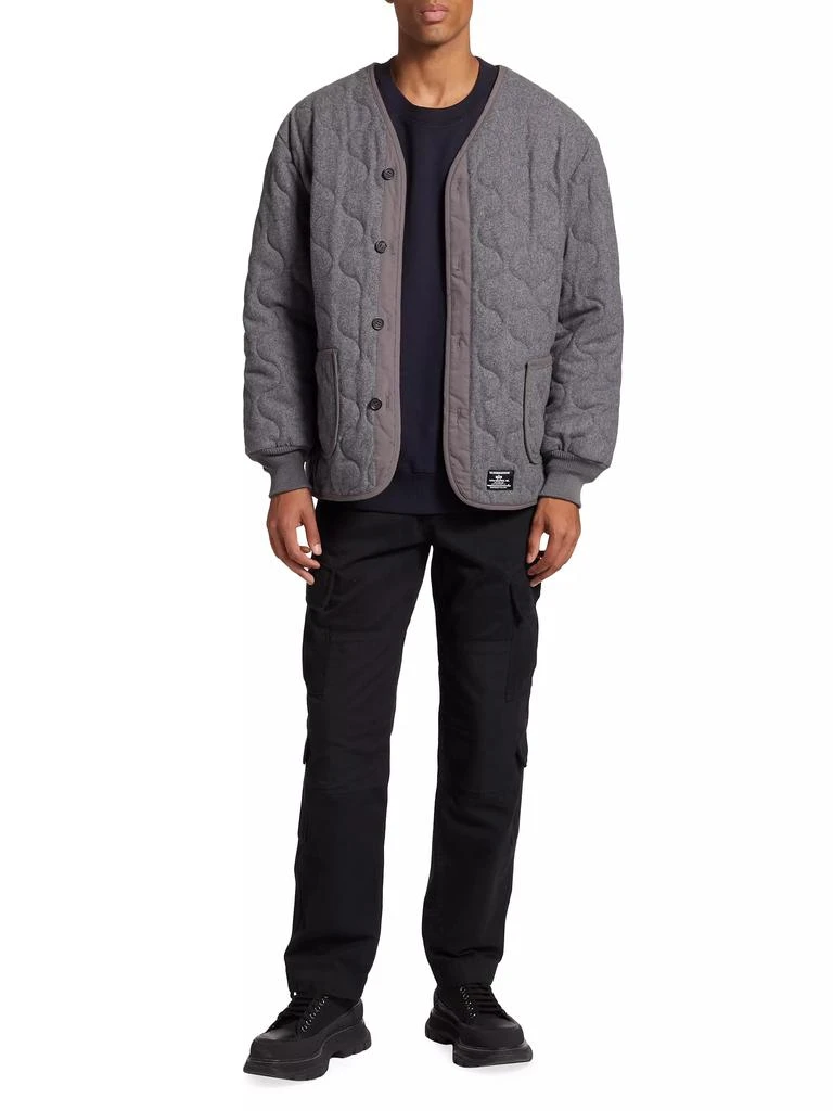 Alpha Industries ALS/92 Liner Quilted Wool Bomber Jacket 2