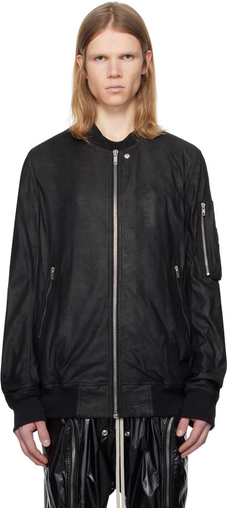 Khaki Porterville Alice Strobe Leather Jacket – On Sale Now