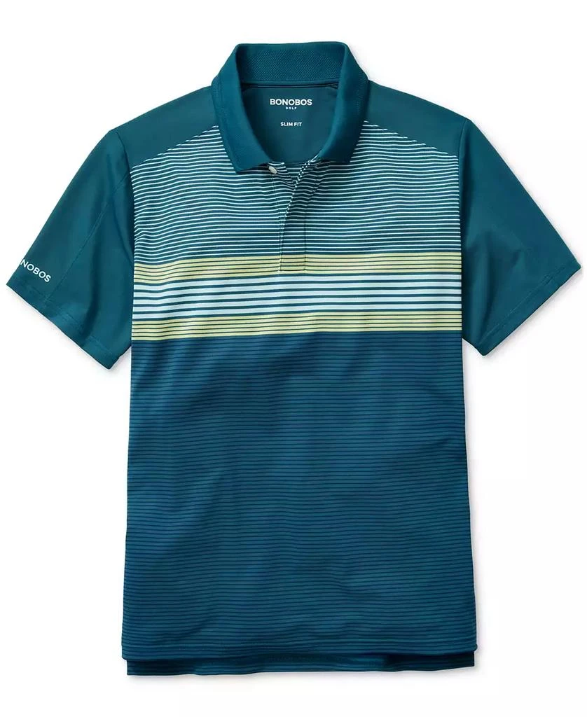 Bonobos Men's Short Sleeve Colorblocked Pique Tour Polo Shirt 1