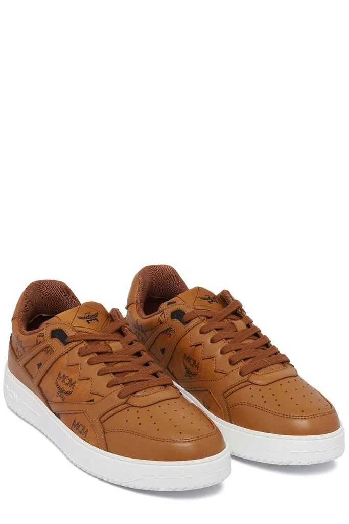 MCM MCM Neo Derby Visetos Lace-Up Sneakers 3