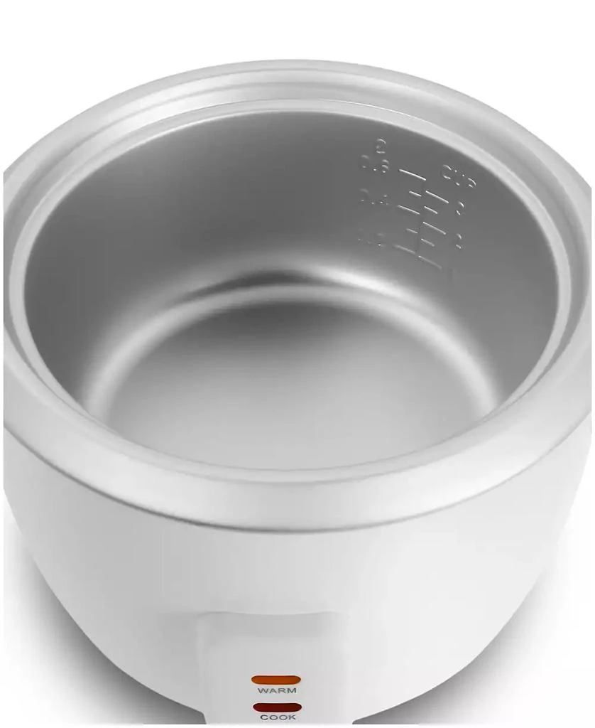 Elite Cuisine 6 Cup Rice Cooker with Glass Lid 2