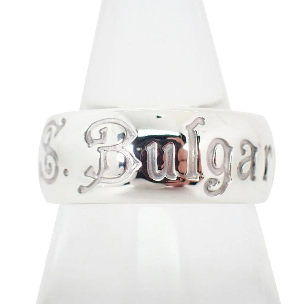 BVLGARI Ceramic Sterling 925 Band Ring (Pre-Owned)