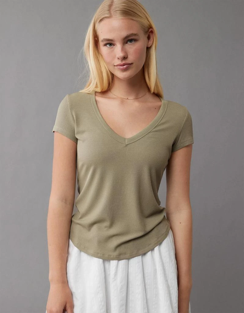 AE AE Soft & Sexy Short-Sleeve V-Neck T-Shirt 1