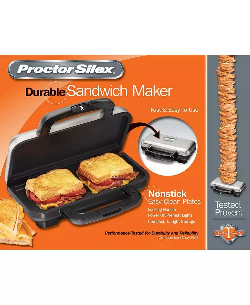 Hamilton Beach Proctor Silex Deluxe Sandwich Maker 7