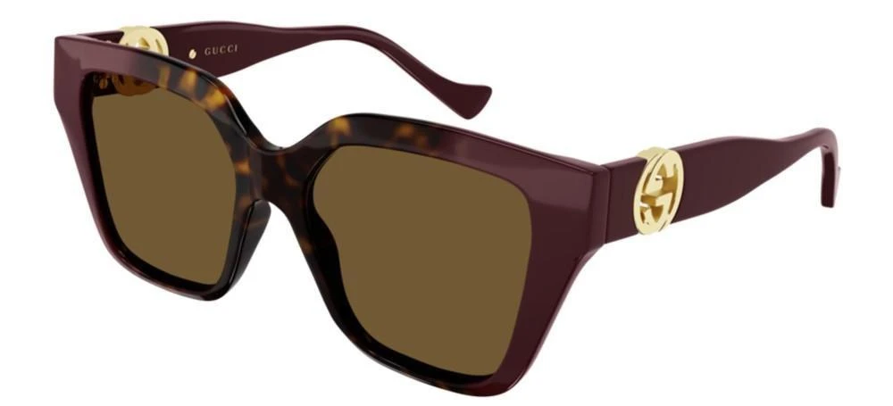 Gucci Gucci Eyewear Square Frame Chain-Linked Sunglasses 2