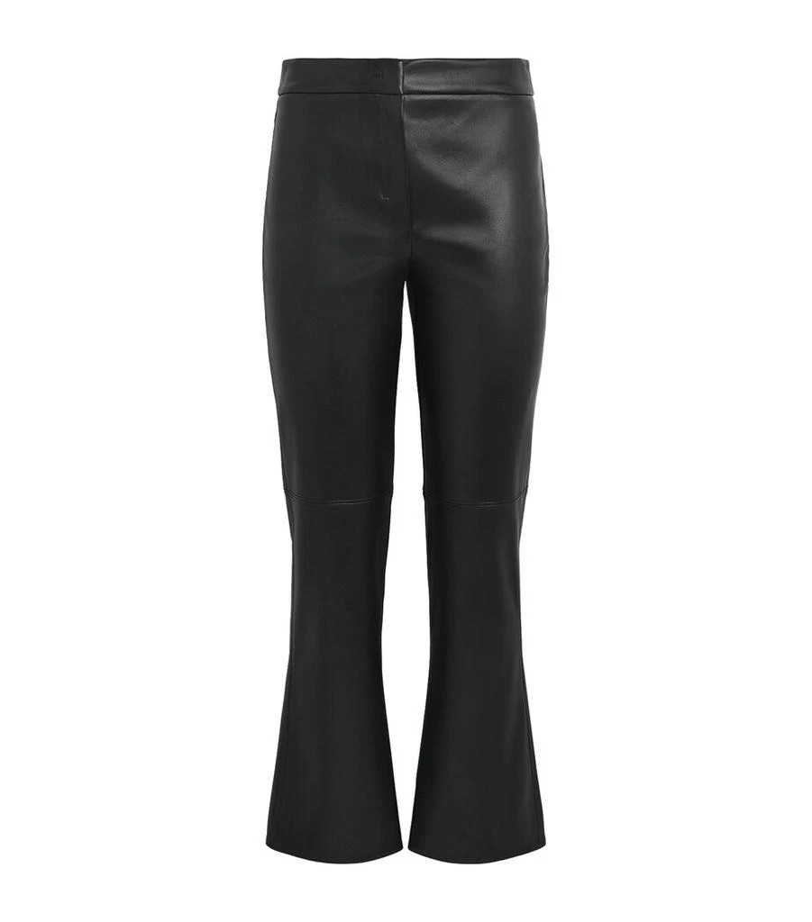 Max Mara Coated Fabric Flared Trousers 1