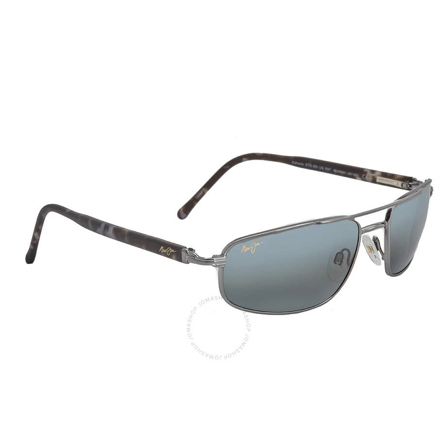 Maui Jim Kahuna Polarized Grey-Black Pilot Men's Sunglasses 162-02 59 3