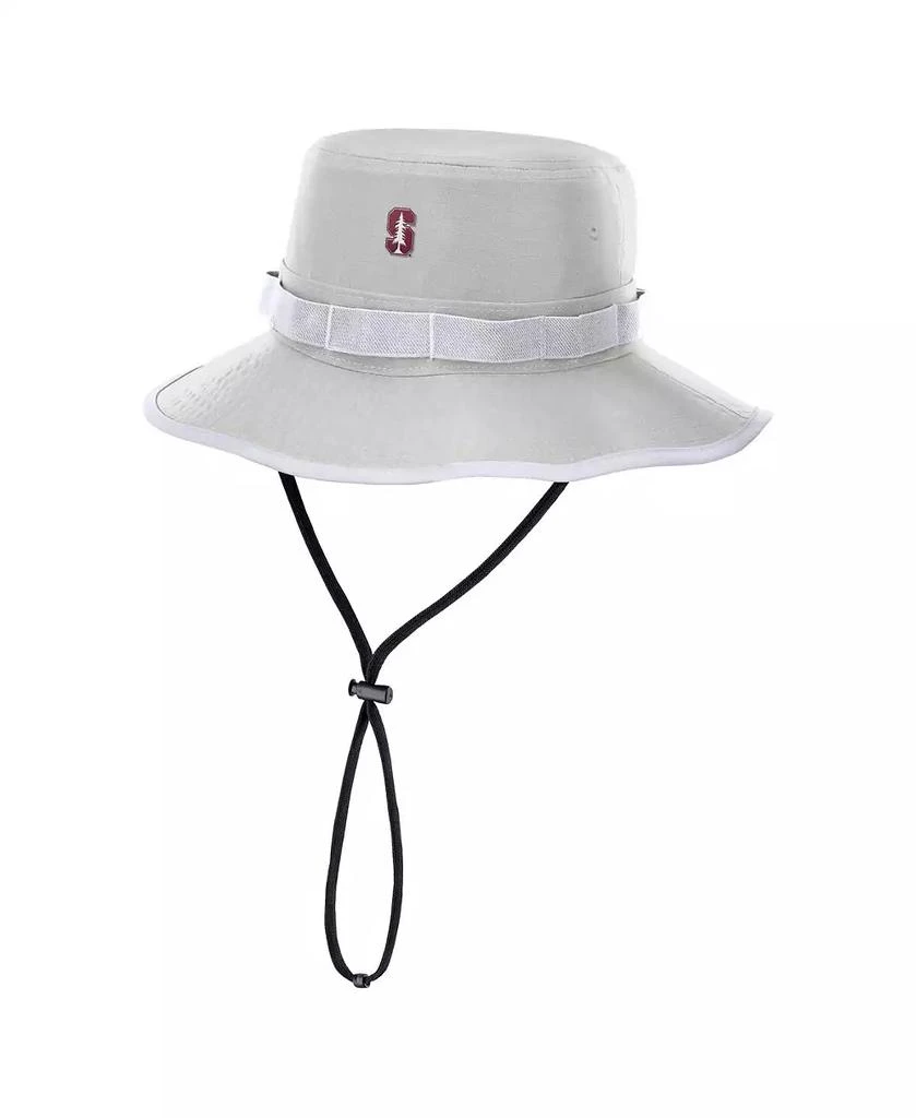 NIKE Men's Gray Stanford Cardinal 2025 Sideline Apex Boonie Performance Bucket Hat 1
