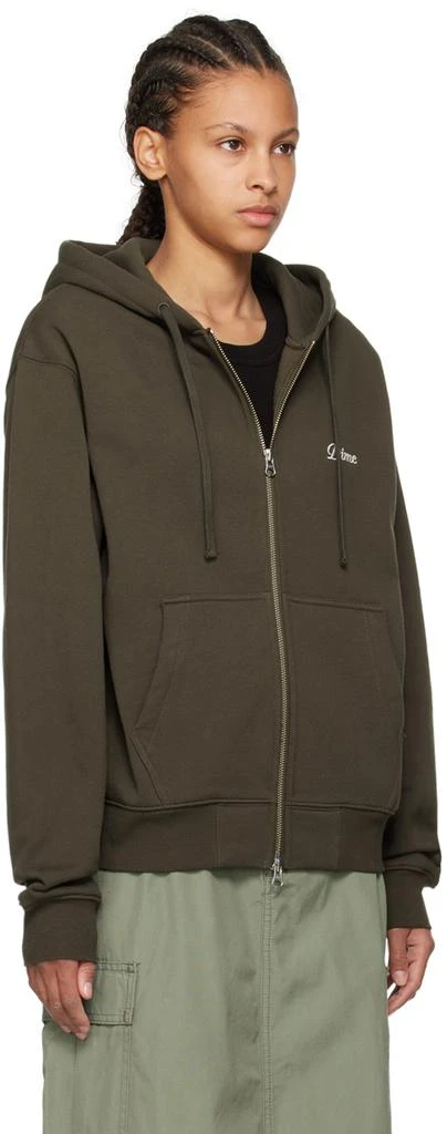 Dime Black Cursive Hoodie 2