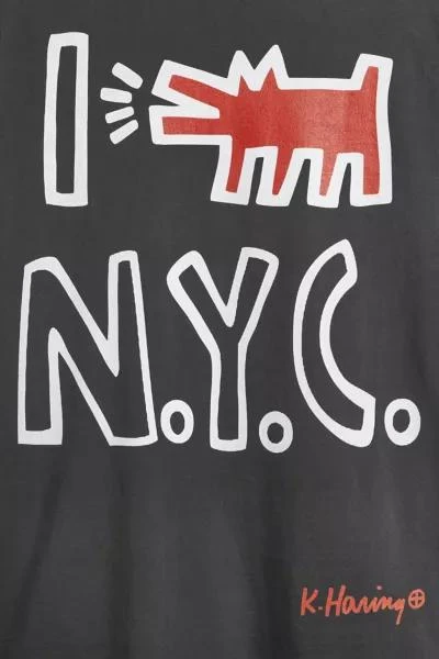 Urban Outfitters Keith Haring Bark NYC Art Graphic Tee 2