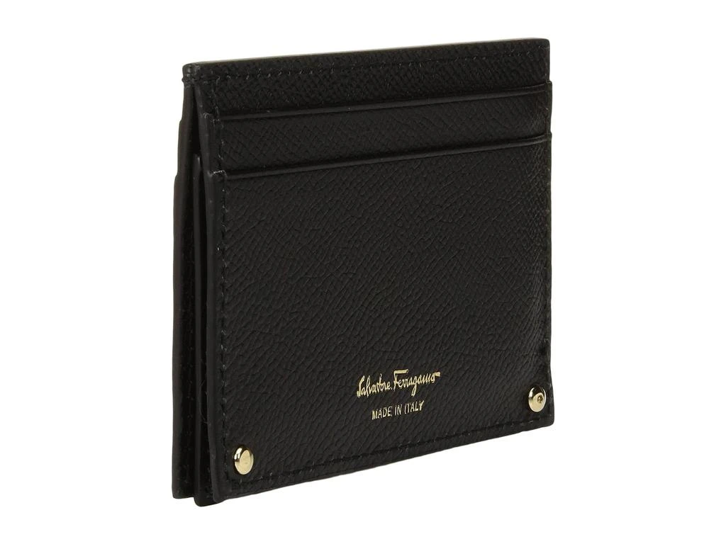 Salvatore Ferragamo Gancini Logo Leather Card Case 2